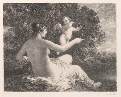 Venere e Cupido, 1896 da Ignace Henri Jean Fantin Latour