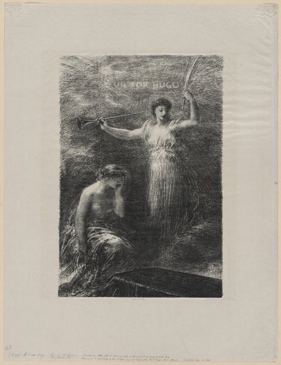A Victor Hugo, 1889 da Ignace Henri Jean Fantin Latour