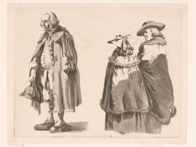 Composizione con tre figure in piedi da Ignace Joseph de Claussin (attributed to)