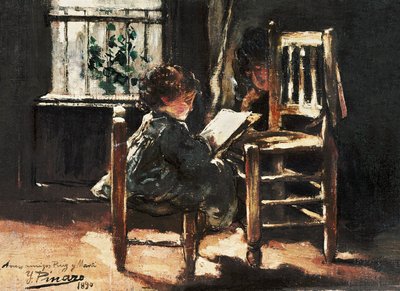 Mio figlio che disegna da Ignacio Pinazo Camarlech