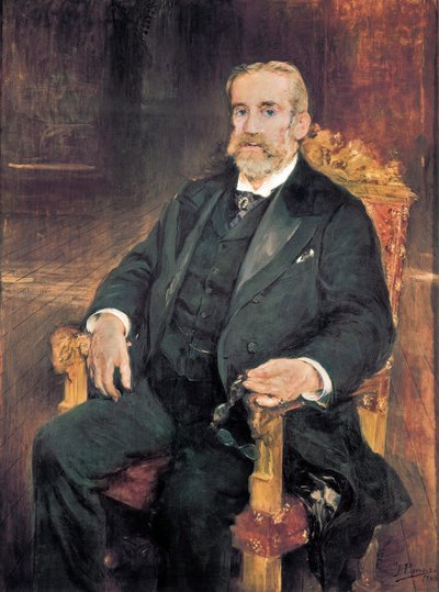Ritratto di Francisco Romero Robledo (1838-1906), politico spagnolo da Ignacio Pinazo Camarlech