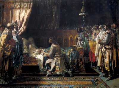 Gli ultimi momenti di Re Giacomo I detto il Conquistatore da Ignacio Pinazo Camarlech
