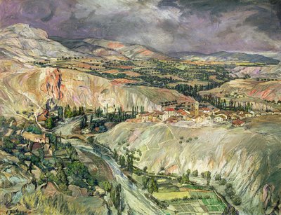 Campagna in Navarra da Ignacio Zuloaga y Zabaleta