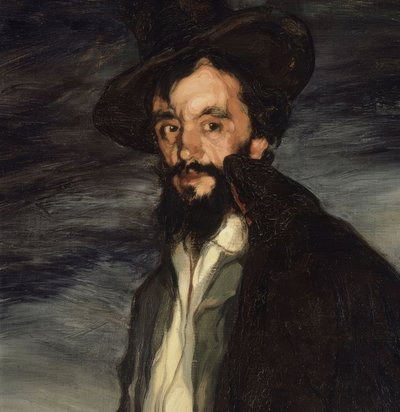 (dettaglio) Ritratto del pittore Pablo Uranga – 1905 da Ignacio Zuloaga y Zabaleta
