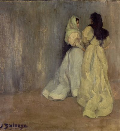 Studio in grigio – Due donne – 1896 da Ignacio Zuloaga y Zabaleta