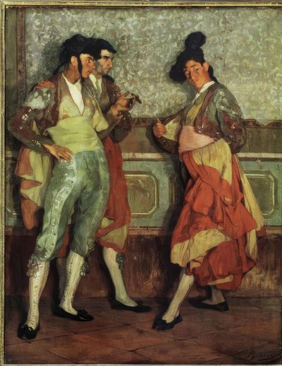 Giovani toreri del villaggio da Ignacio Zuloaga y Zabaleta