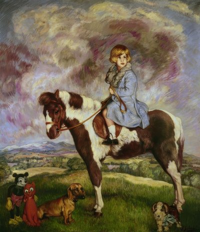 La duchessa di Alba bambina (1930) da Ignacio Zuloaga y Zabaleta