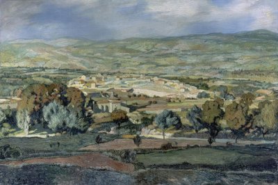 Paesaggio ad Alhama da Ignacio Zuloaga y Zabaleta