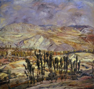 Paesaggio a Calatayud da Ignacio Zuloaga y Zabaleta