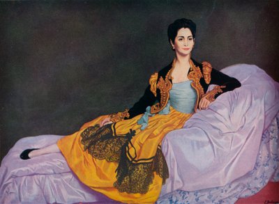Marchesa de Merito, c1916 da Ignacio Zuloaga y Zabaleta