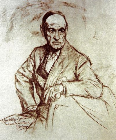 José Ortega y Gasset (1883–1955) – Filosofo e saggista spagnolo del XX secolo da Ignacio Zuloaga y Zabaleta