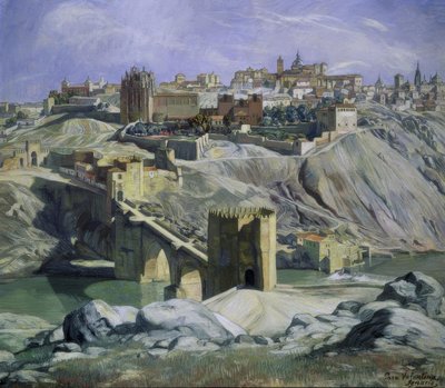 Paesaggio chiaro di Toledo – 1932 da Ignacio Zuloaga y Zabaleta