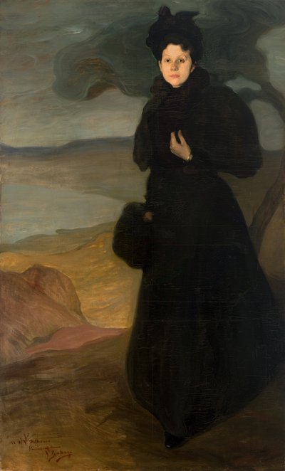 Ritratto di Mademoiselle Valentine Dethomas, c. 1895 da Ignacio Zuloaga y Zabaleta
