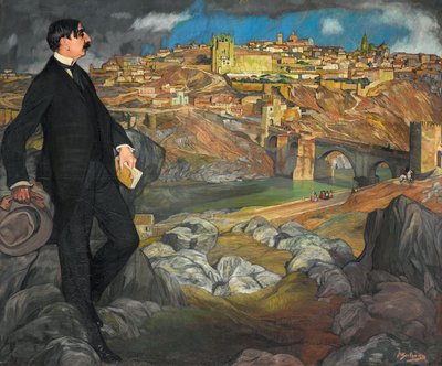 Ritratto di Maurice Barrès, 1913 da Ignacio Zuloaga y Zabaleta