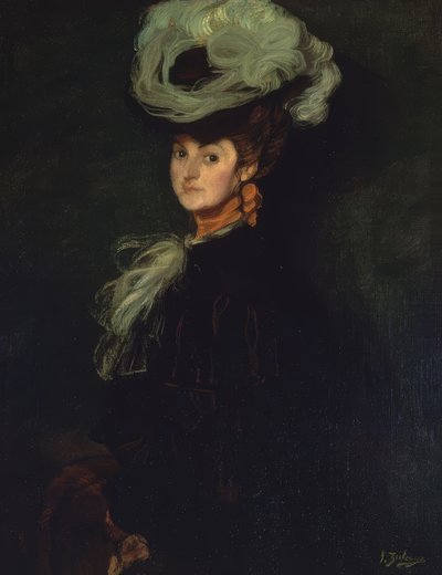 Ritratto di Annie Bourdin – 1906 da Ignacio Zuloaga y Zabaleta