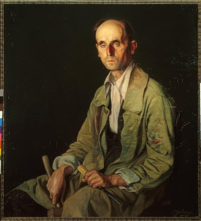 Ritratto dello scultore Beobide da Ignacio Zuloaga y Zabaleta