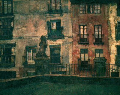 Segovia: Vecchie case, 1917 da Ignacio Zuloaga y Zabaleta