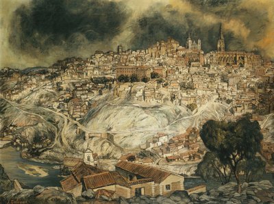 Il forte di Toledo da Ignacio Zuloaga y Zabaleta