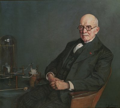 Ritratto del fisico Édouard Branly, c. 1920 da Ignacio Zuloaga y Zabaleto