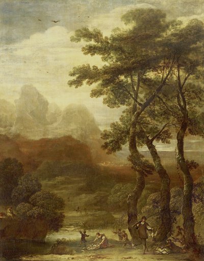 Paesaggio con cacciatori da Ignacio de Iriarte