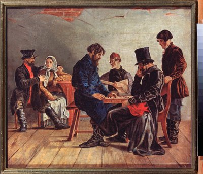 I giocatori di dama da Ignati Stepanovich Shchedrovsky