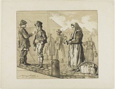 Scene di vita popolare russa da Ignatii Stepanovich Shchedrovskii