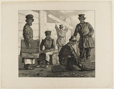 Scene di vita popolare russa da Ignatii Stepanovich Shchedrovskii