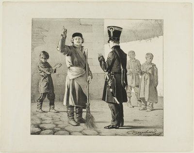 Scene di vita popolare russa da Ignatii Stepanovich Shchedrovskii