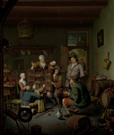 Il mercato del pesce ad Anversa da Ignatius Josephus van Regemorter