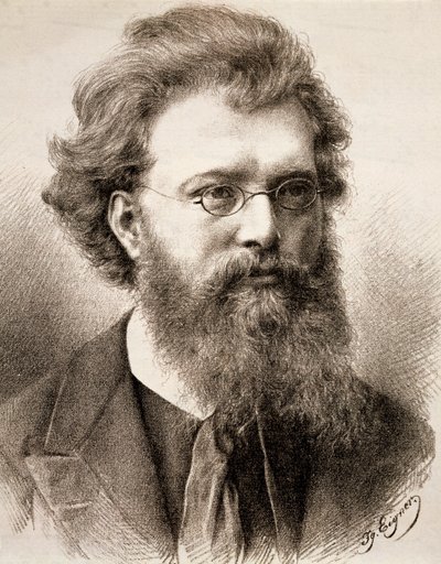 Ritratto di Hans Richter (incisione) da Ignaz Eigner
