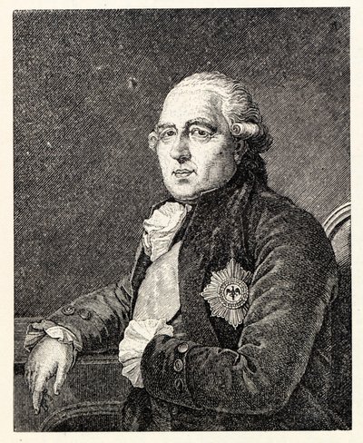 Ritratto di Ewald Friedrich Graf von Hertzberg 1725-1795 da Ignaz Sebastian Klauber