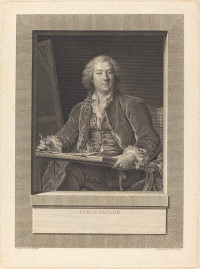 Carle Vanloo da Ignaz Sebastian Klauber after Pierre Le Sueur