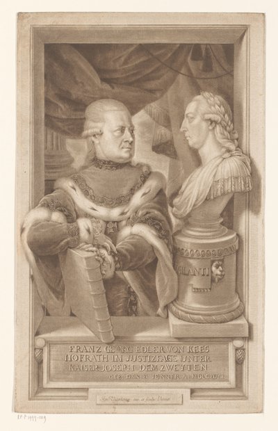 Ritratto di Franz Georg, Cavaliere von Kees da Ignaz Unterberger