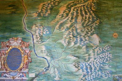 Mappa di Avignone e del Comtat Venaissin da Ignazio Danti