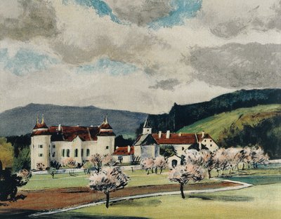 Castello di Weinzierl vicino a Wieselburg, c.1909 da Igo Potsch
