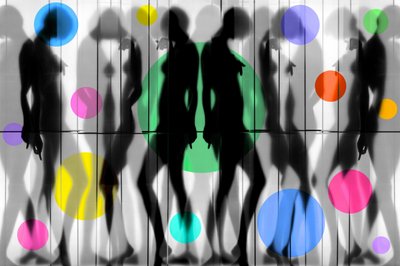 Sagome colorate in stile Pop Art da Igor Shrayer
