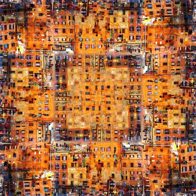 Mosaico urbano denso da Igor Shrayer