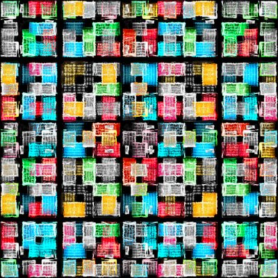 Blocchi astratti dai colori vivaci da Igor Shrayer