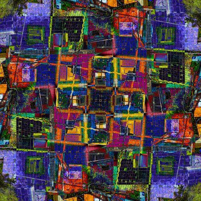 Un vivace mosaico urbano da Igor Shrayer