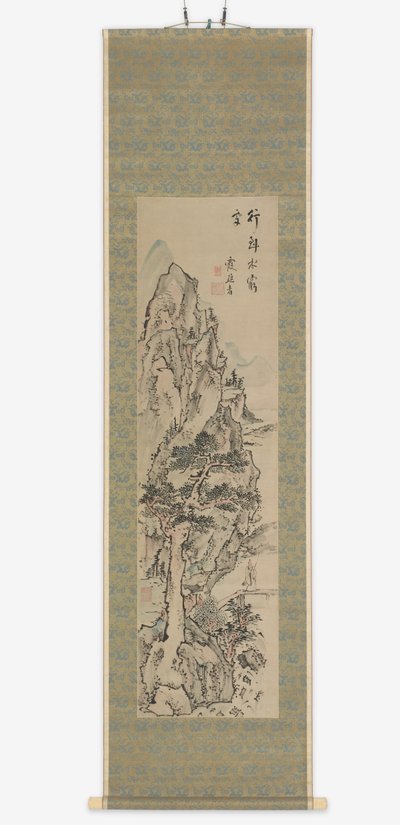 Viaggio nella gola, metà XVIII secolo-fine XVIII secolo da Ike no Taiga