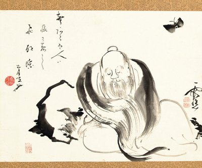 Zhuang Zi che sogna una farfalla da Ike no Taiga