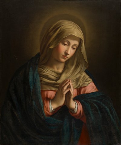 La Vergine in preghiera da Il  Sassoferrato
