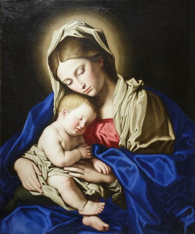 Madonna col bambino, c.1638 da Il (1609 85) Sassoferrato