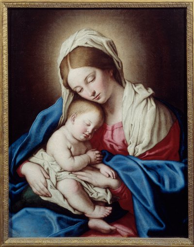 Il sonno del Bambino Gesù da Il  Sassoferrato