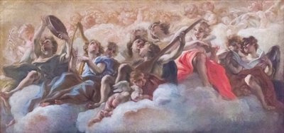 Concerto di angeli da Il (1639 1709) Baciccio