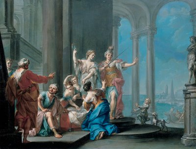 Achille e le figlie di Licomede da Il Sansone