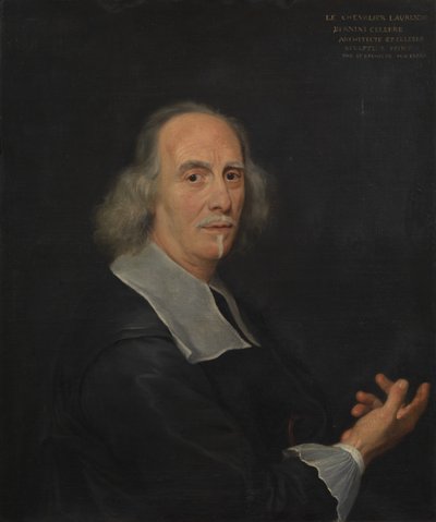 Ritratto di Gian Lorenzo Bernini, 1673 da Il Baciccio