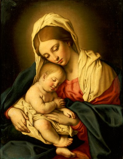 La Madonna e il Bambino da Il Sassoferrato