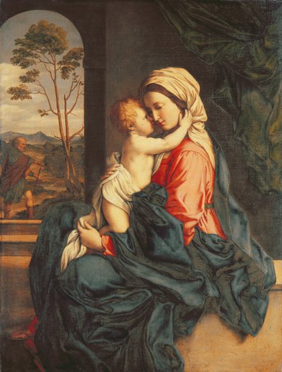 La Vergine e il Bambino che si abbracciano c.1660-85 da Il Sassoferrato