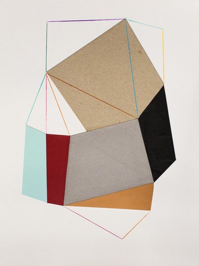 Disegno geometrico colorato da Ildefonso Martín